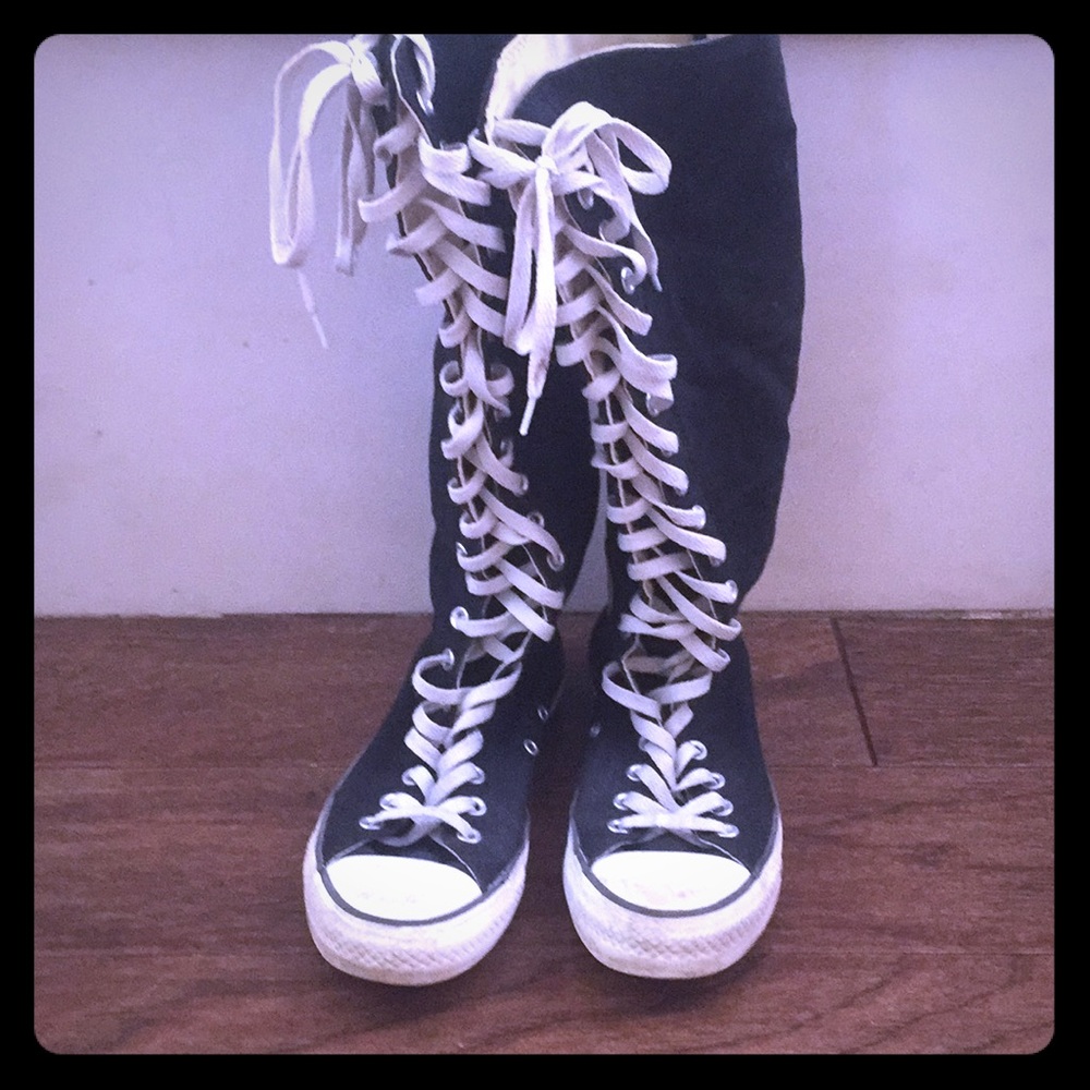 Converse All Star knee high boots